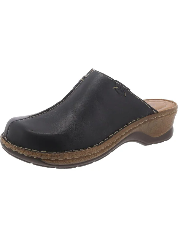 Catalonia 54 Womens Leather Slip-On Mules