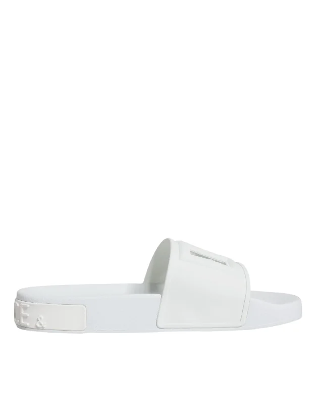 Dolce & Gabbana  Rubber Slides Sandals Beachwear Women's Shoes