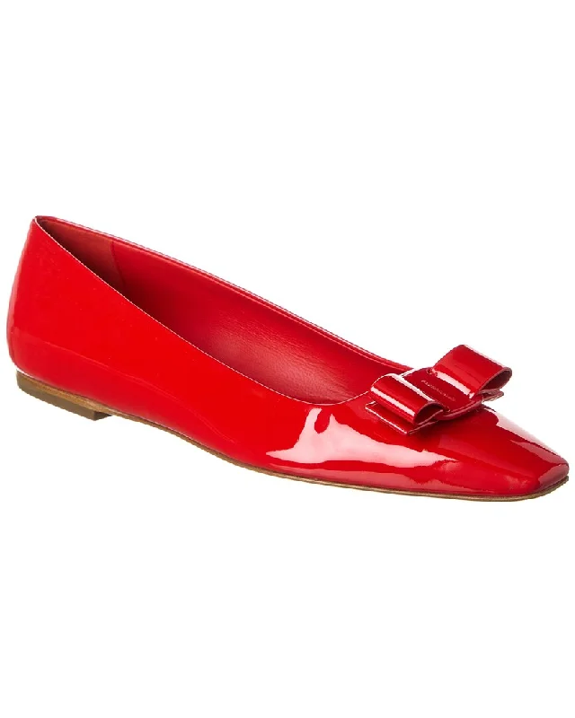 Ferragamo Anz 1 Patent Flat