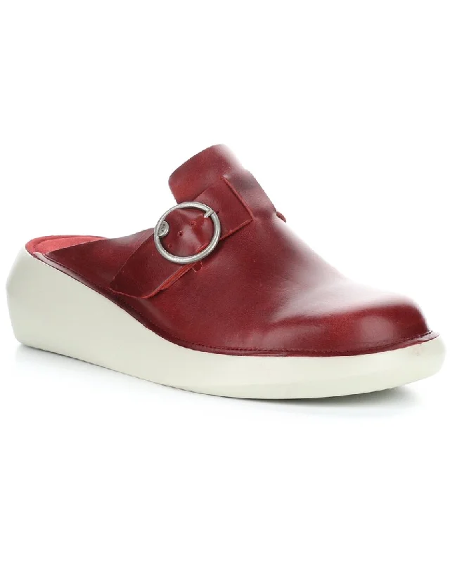 Fly London Boll Leather Clog