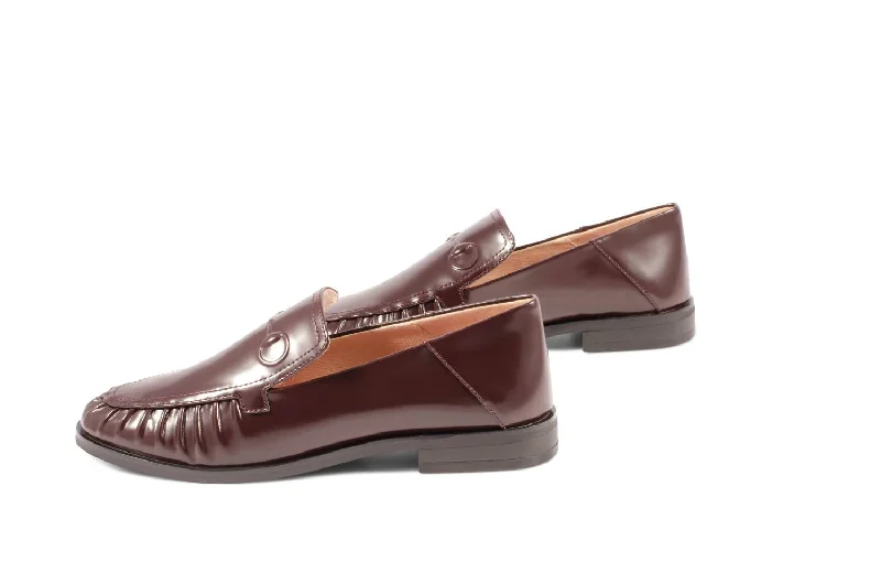 Frag Loafer In Brown Leather