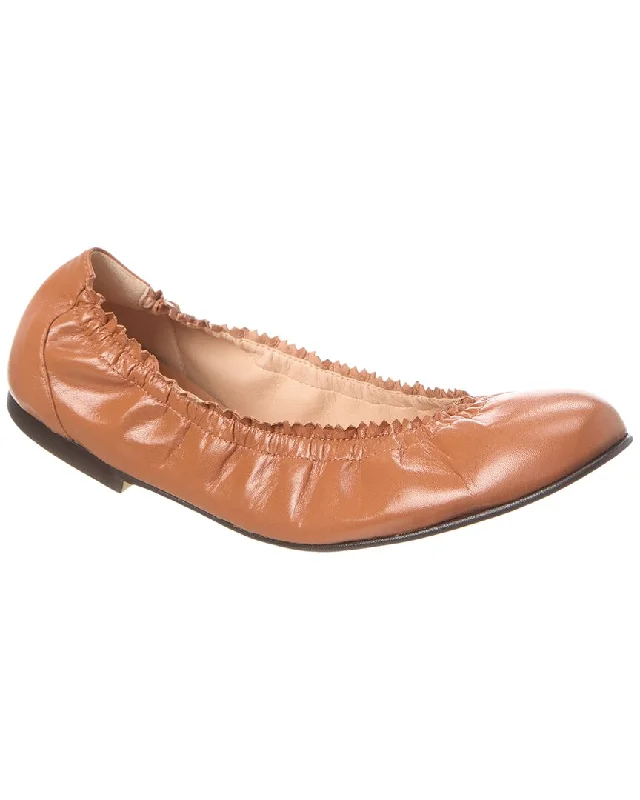 French Sole Cecila Leather Flat