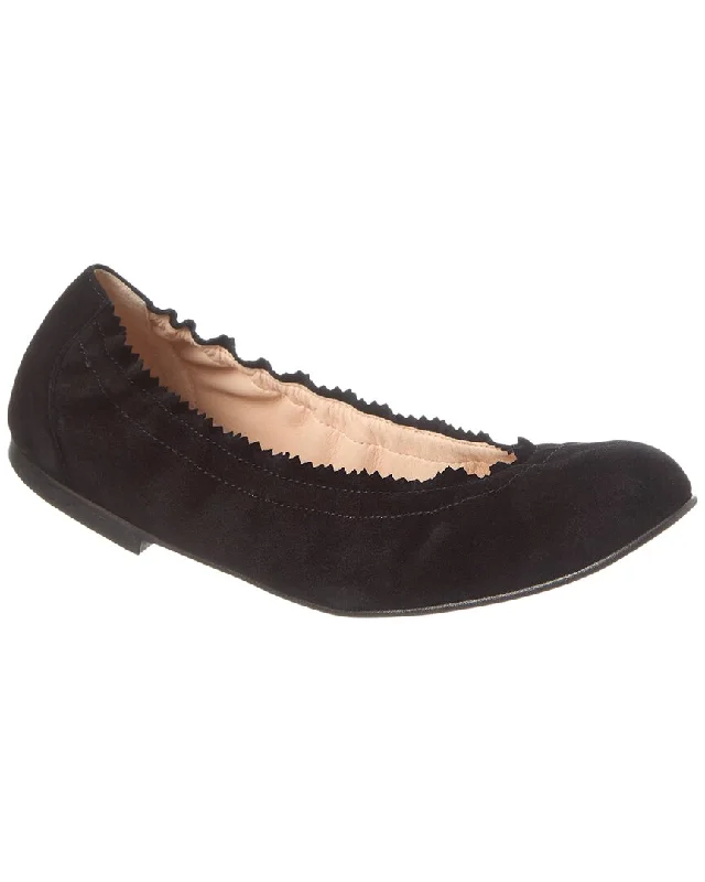 French Sole Cecila Suede Flat