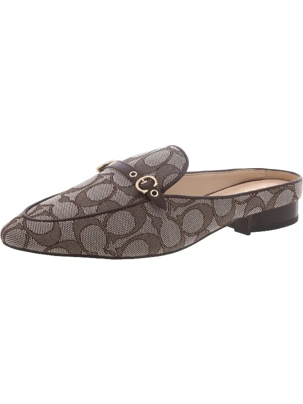 IRENE Womens Jacquard Logo Mules