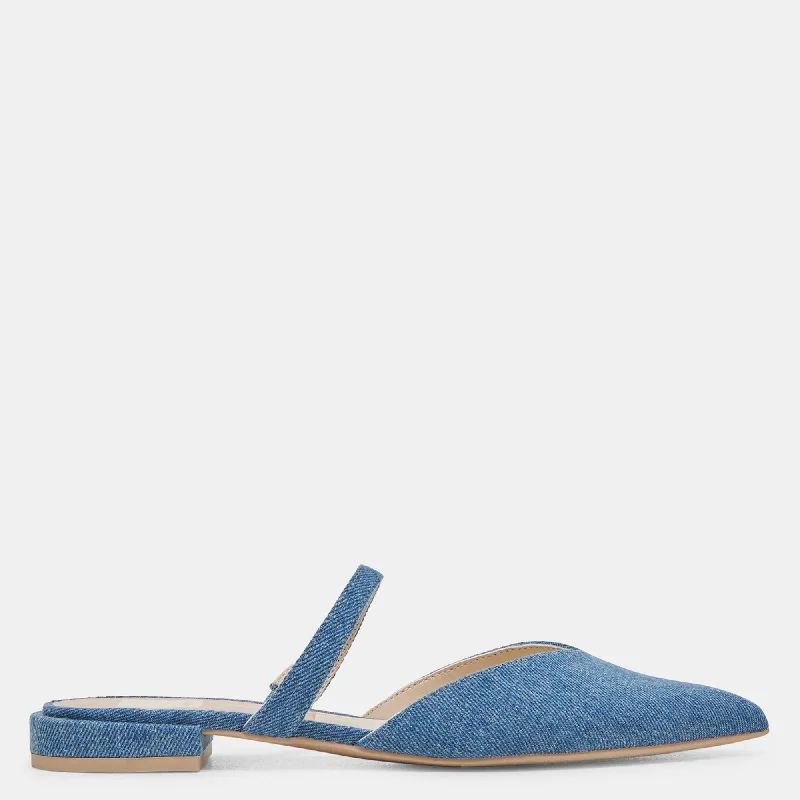 Kanika Flats Blue Denim