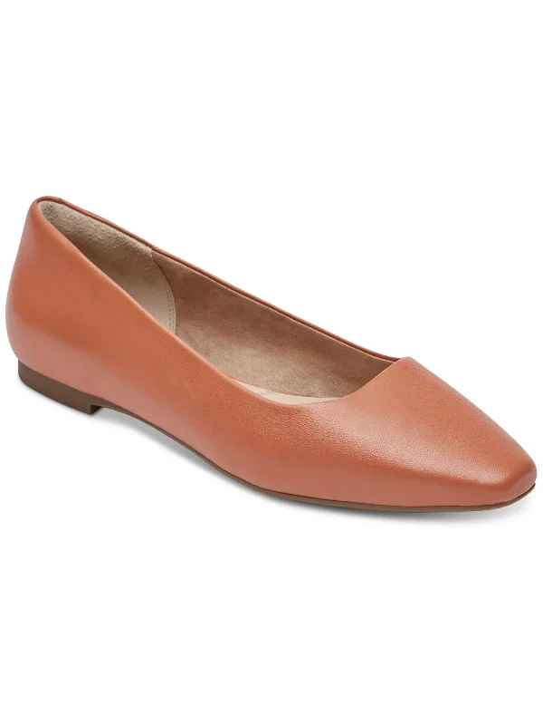 LAYLANI PLAIN B Womens Leather Laceless Flat Shoes