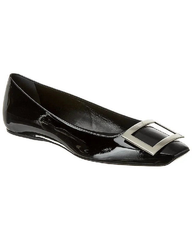 Roger Vivier Trompette Patent Ballerina Flat