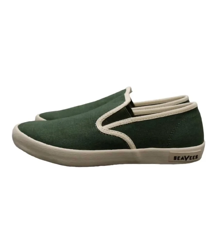 Women's Baja Slip On Standard Shoes In Forest