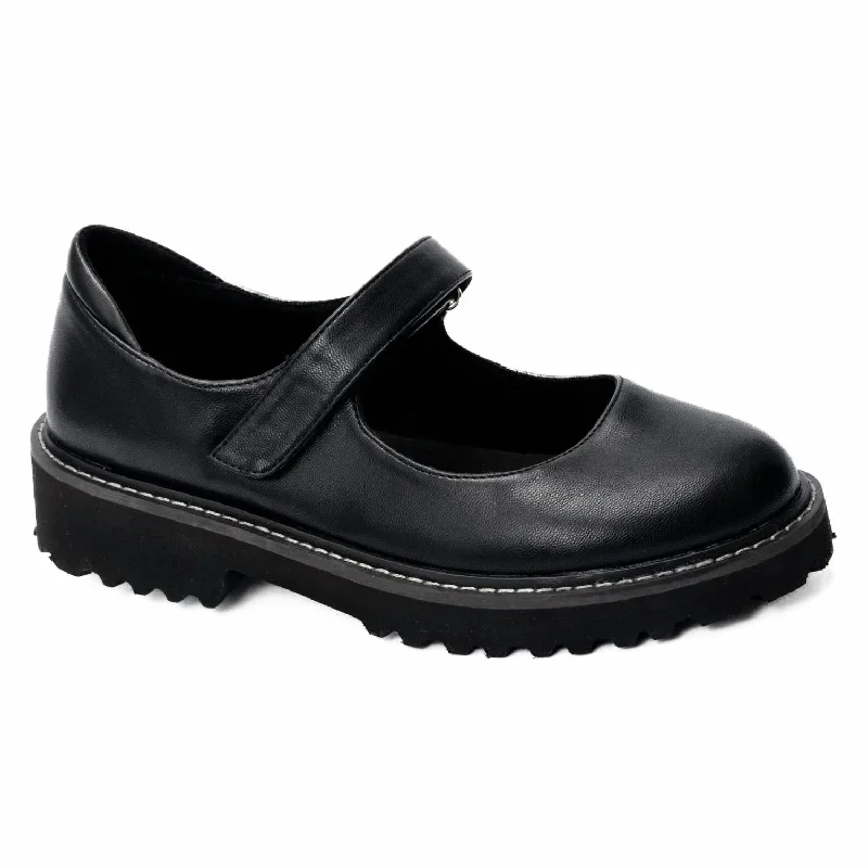 Women's Certified Mary Janes Shoes In Black