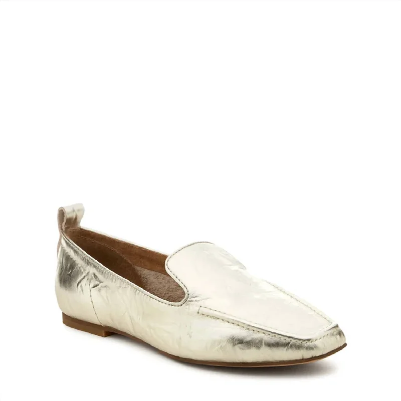 Women's Finley Loafer In Washed Gold 712