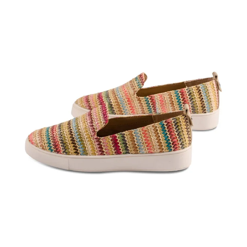 Women's Fly Rafia Slip On In Multi