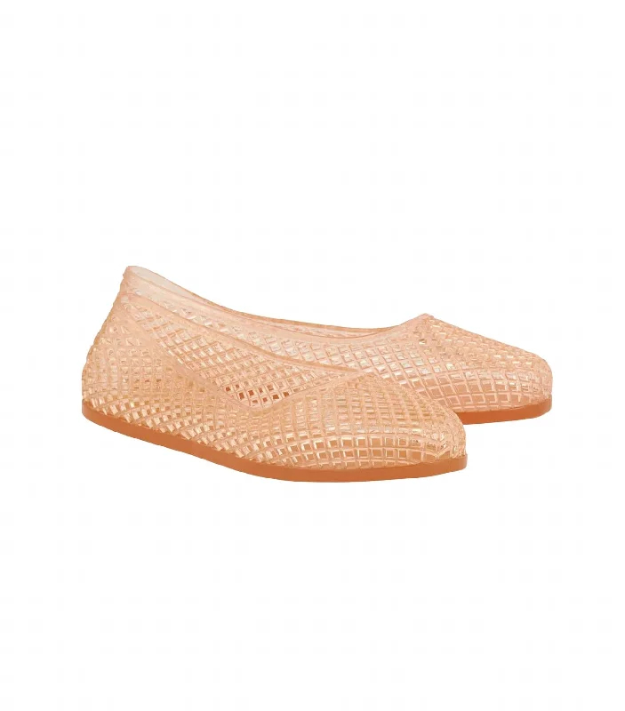 Women's Iro Flat Jelly Sandal In Nude