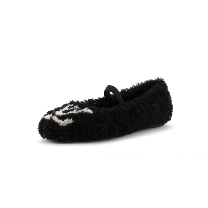 Women's Popi Ballerina Flats Shearling