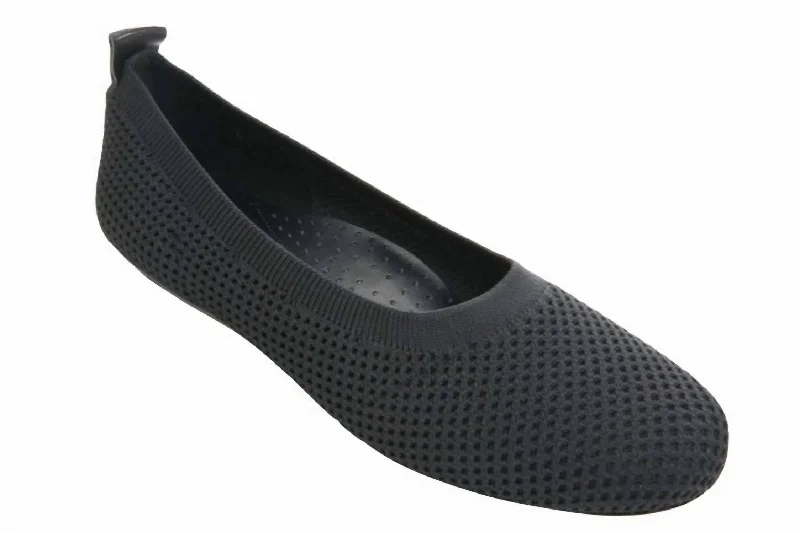 Women's Suvi Stretch Knit Flat In Black